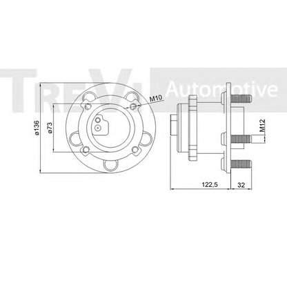 Photo Wheel Bearing Kit TREVI AUTOMOTIVE WB1202