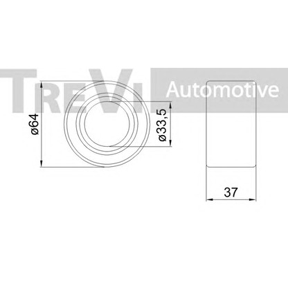 Photo Wheel Bearing Kit TREVI AUTOMOTIVE WB1206