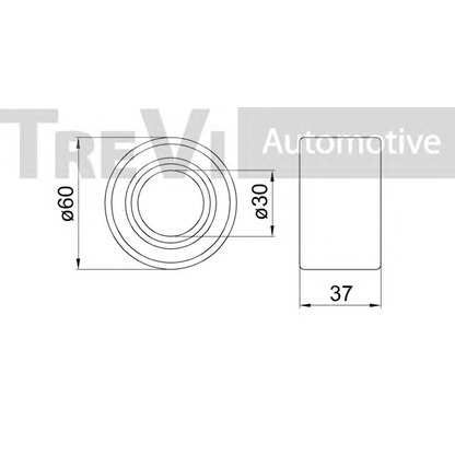 Foto Radlagersatz TREVI AUTOMOTIVE WB1207