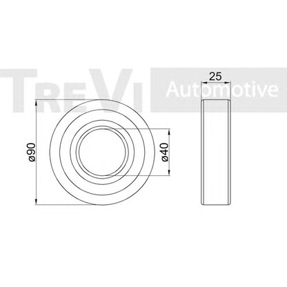 Photo Kit de roulements de roue TREVI AUTOMOTIVE WB1211