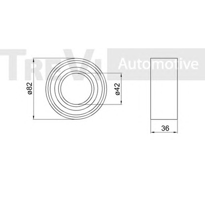 Photo Kit de roulements de roue TREVI AUTOMOTIVE WB1220