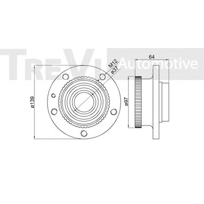 Foto Radlagersatz TREVI AUTOMOTIVE WB1231