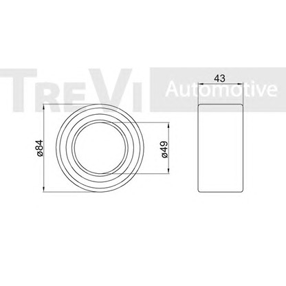 Photo Wheel Bearing Kit TREVI AUTOMOTIVE WB1240