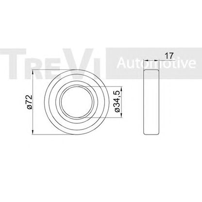 Photo Kit de roulements de roue TREVI AUTOMOTIVE WB1260