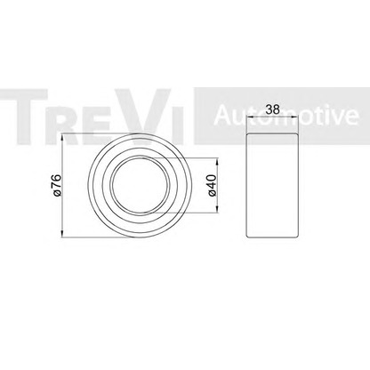 Photo Wheel Bearing Kit TREVI AUTOMOTIVE WB1263