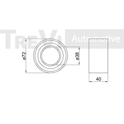 Photo Wheel Bearing Kit TREVI AUTOMOTIVE WB1265