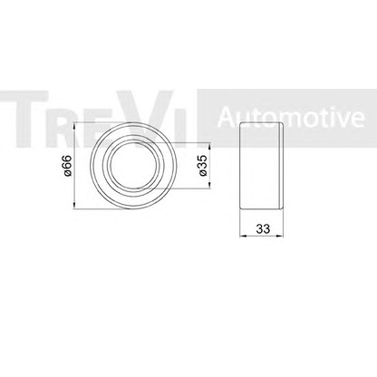 Photo Wheel Bearing Kit TREVI AUTOMOTIVE WB1280