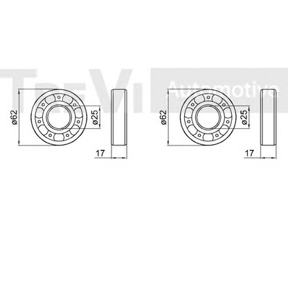 Photo Wheel Bearing Kit TREVI AUTOMOTIVE WB1298