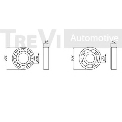 Photo Wheel Bearing Kit TREVI AUTOMOTIVE WB1300