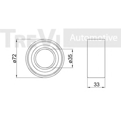 Photo Wheel Bearing Kit TREVI AUTOMOTIVE WB1310