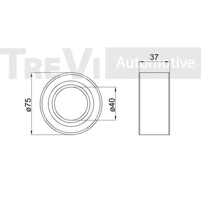 Photo Wheel Bearing Kit TREVI AUTOMOTIVE WB1343