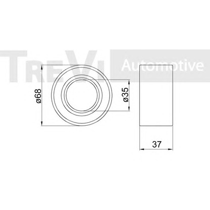 Photo Wheel Bearing Kit TREVI AUTOMOTIVE WB1355
