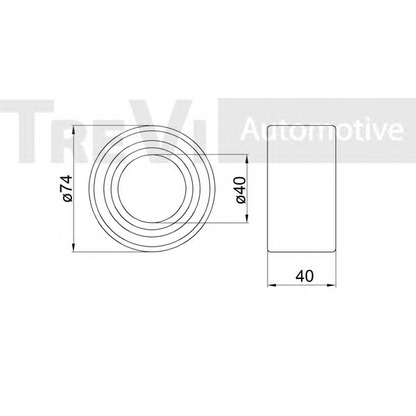 Photo Wheel Bearing Kit TREVI AUTOMOTIVE WB1381