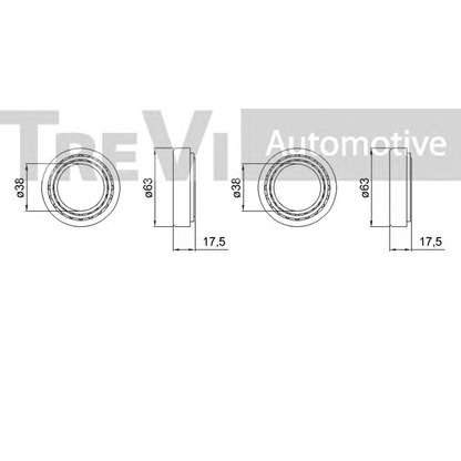 Foto Radlagersatz TREVI AUTOMOTIVE WB1401