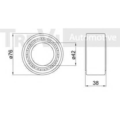 Foto Radlagersatz TREVI AUTOMOTIVE WB1409