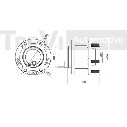 Photo Kit de roulements de roue TREVI AUTOMOTIVE WB1411