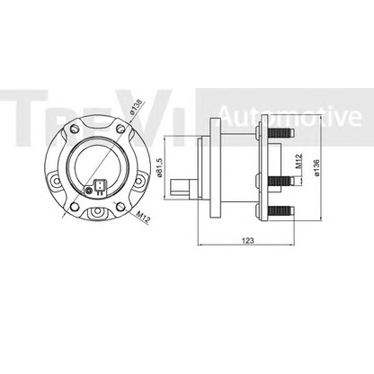 Zdjęcie Zestaw łożysk koła TREVI AUTOMOTIVE WB1411