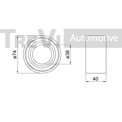 Photo Wheel Bearing Kit TREVI AUTOMOTIVE WB1420
