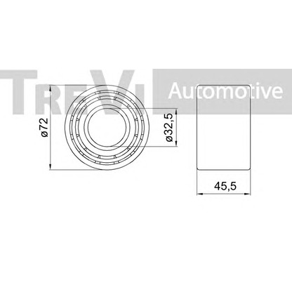 Photo Wheel Bearing Kit TREVI AUTOMOTIVE WB1423