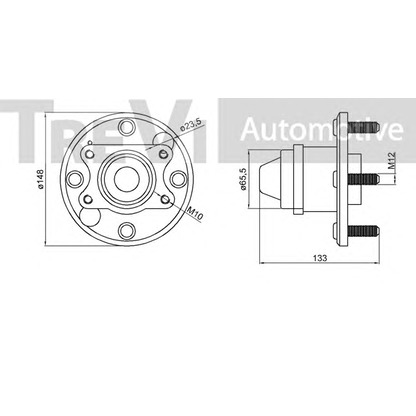 Photo Wheel Bearing Kit TREVI AUTOMOTIVE WB1454