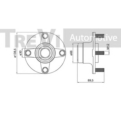 Zdjęcie Zestaw łożysk koła TREVI AUTOMOTIVE WB1479