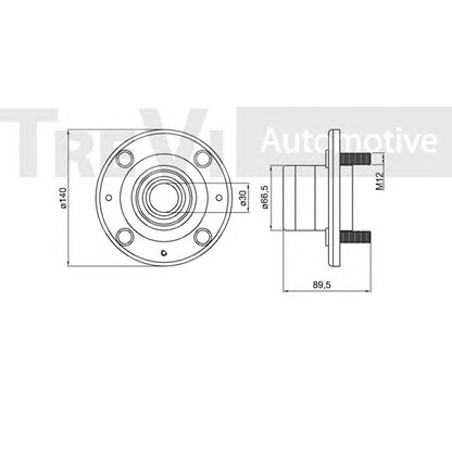 Photo Wheel Bearing Kit TREVI AUTOMOTIVE WB1497