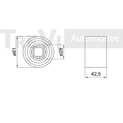 Photo Kit de roulements de roue TREVI AUTOMOTIVE WB1508