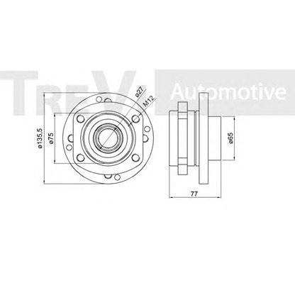 Foto Kit cuscinetto ruota TREVI AUTOMOTIVE WB1512