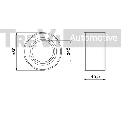 Photo Wheel Bearing Kit TREVI AUTOMOTIVE WB1517
