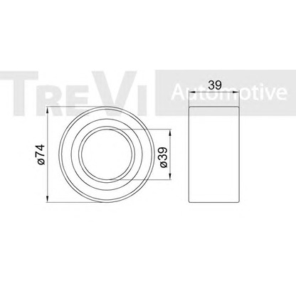 Photo Wheel Bearing Kit TREVI AUTOMOTIVE WB1520