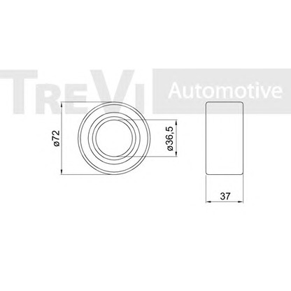 Zdjęcie Zestaw łożysk koła TREVI AUTOMOTIVE WB1525