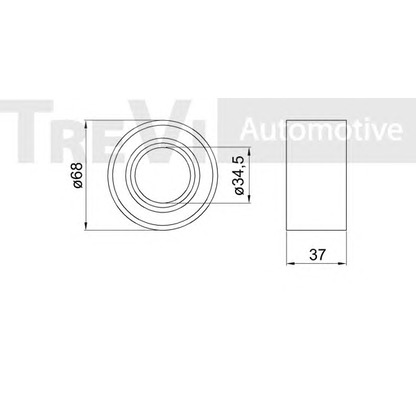 Photo Kit de roulements de roue TREVI AUTOMOTIVE WB1547