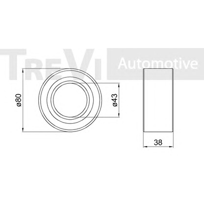 Photo Wheel Bearing Kit TREVI AUTOMOTIVE WB1555
