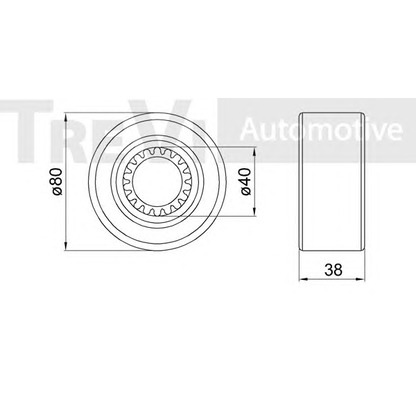 Photo Wheel Bearing Kit TREVI AUTOMOTIVE WB1574