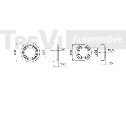 Photo Wheel Bearing Kit TREVI AUTOMOTIVE WB1576