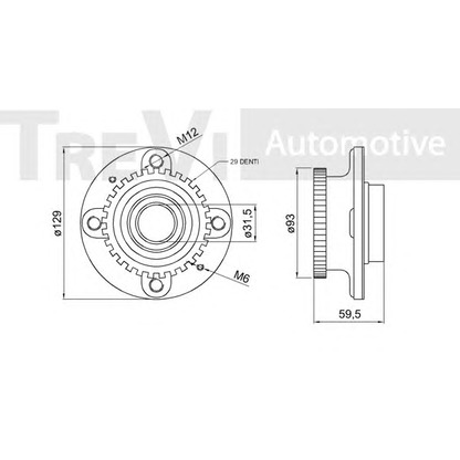 Photo Wheel Bearing Kit TREVI AUTOMOTIVE WB1586