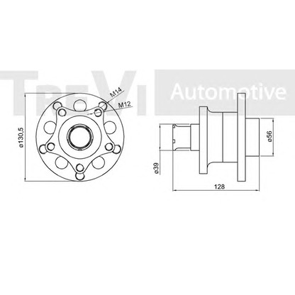 Photo Wheel Bearing Kit TREVI AUTOMOTIVE WB1591
