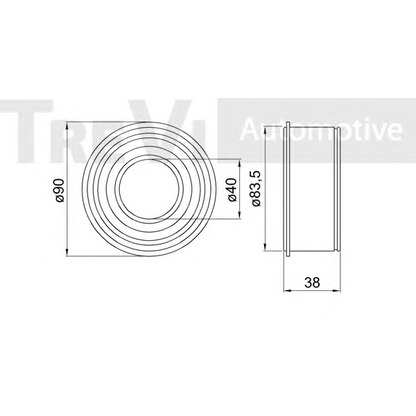 Photo Wheel Bearing Kit TREVI AUTOMOTIVE WB1596