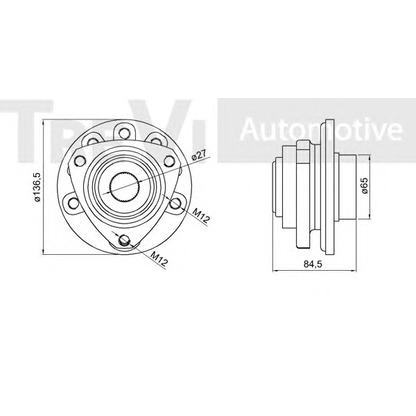 Photo Kit de roulements de roue TREVI AUTOMOTIVE WB1610