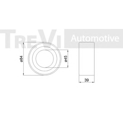 Photo Kit de roulements de roue TREVI AUTOMOTIVE WB1614