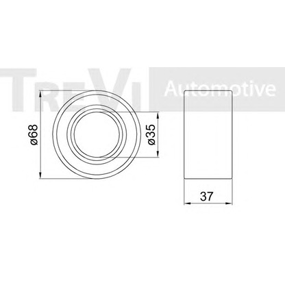 Zdjęcie Zestaw łożysk koła TREVI AUTOMOTIVE WB1624