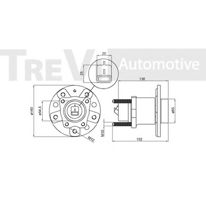 Photo Wheel Bearing Kit TREVI AUTOMOTIVE WB1629