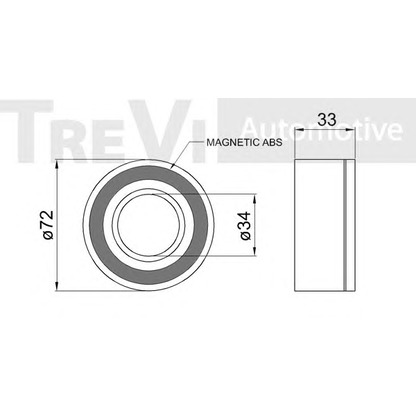 Photo Wheel Bearing Kit TREVI AUTOMOTIVE WB1632