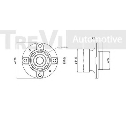 Photo Wheel Bearing Kit TREVI AUTOMOTIVE WB1640