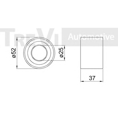Photo Wheel Bearing Kit TREVI AUTOMOTIVE WB1649