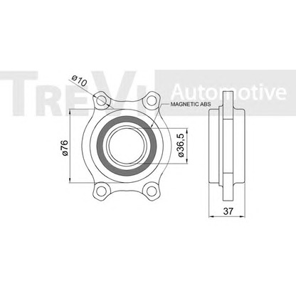 Photo Wheel Bearing Kit TREVI AUTOMOTIVE WB1670