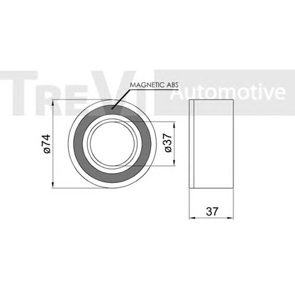 Foto Radlagersatz TREVI AUTOMOTIVE WB1684