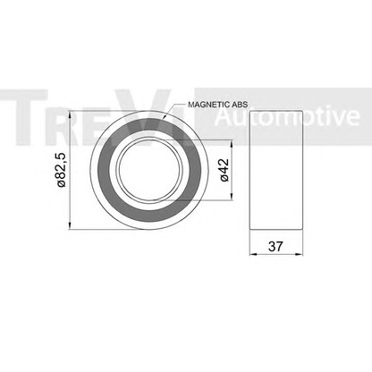 Photo Kit de roulements de roue TREVI AUTOMOTIVE WB1685