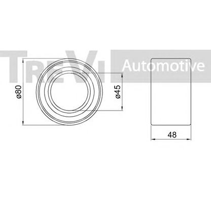 Photo Wheel Bearing Kit TREVI AUTOMOTIVE WB1695
