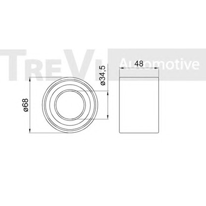 Photo Wheel Bearing Kit TREVI AUTOMOTIVE WB1697